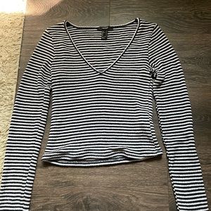 Black and white stripped long sleeve from Forever21!